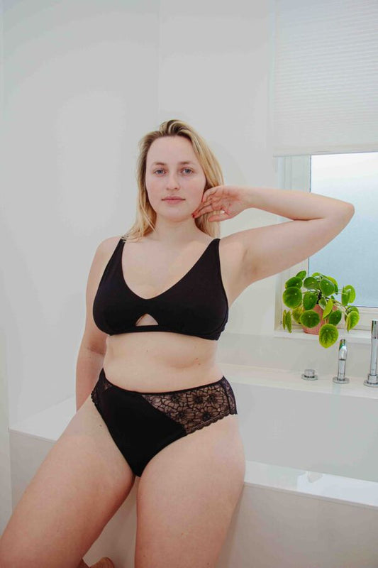 🔥 Ensemble Lingerie Confort & Maintien - Happy Me & Badass - Coton Bio & Dentelle